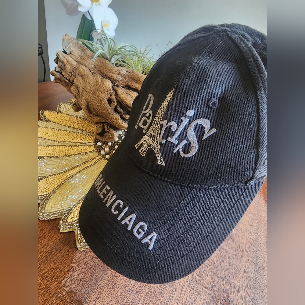 100% Authentic Balenciaga Paris tower hat cap